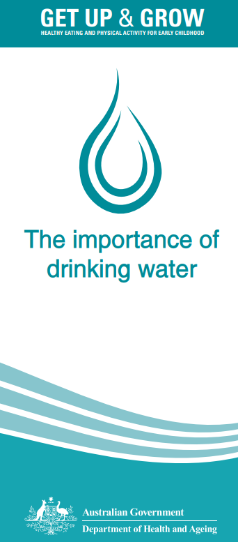 Get up and grow brochure - The importance of drinking water