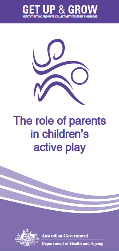 Cover image for Get Up & Grow Brochure – The role of parents in children's active play