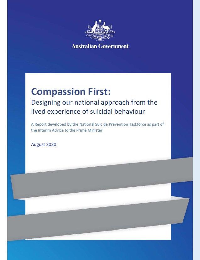 Cover image for National Suicide Prevention Adviser – Compassion first: designing our national approach from the lived experience of suicidal behaviour