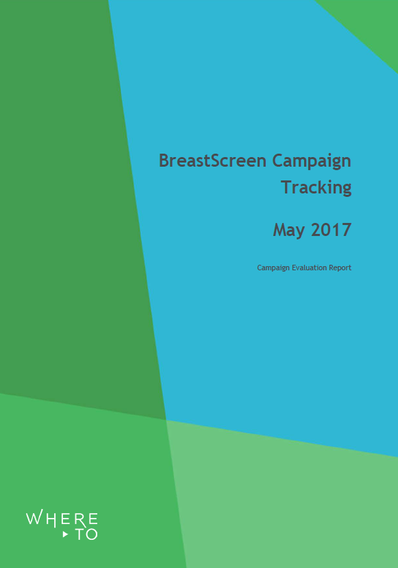 Cover image for BreastScreen Australia campaign tracking report