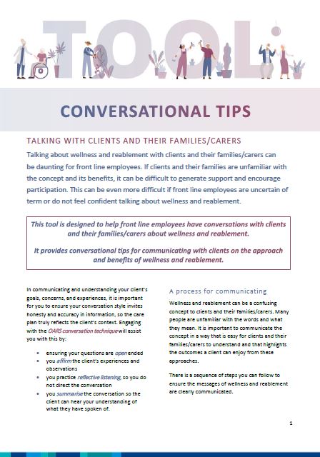 Conversational tips