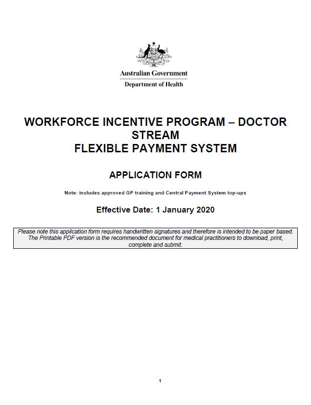 Cover image of Flexible Payment System application form