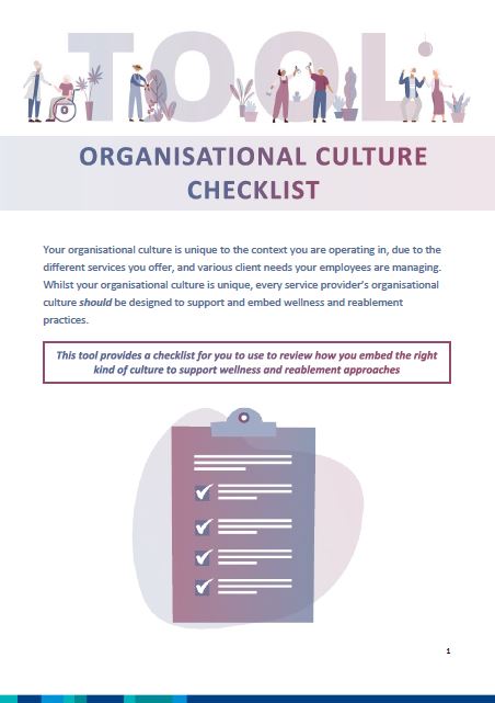 Organisational culture checklist