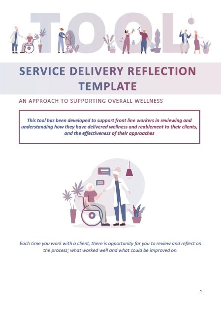 Service delivery reflection template