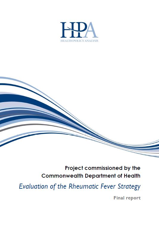 Evaluation of the Rheumatic Fever Strategy cover