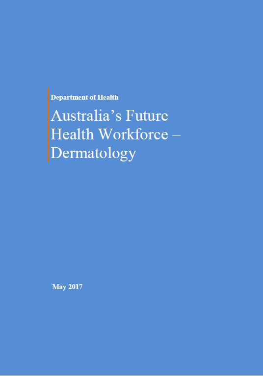 Dermatology – Australia’s Future Health Workforce report cover image