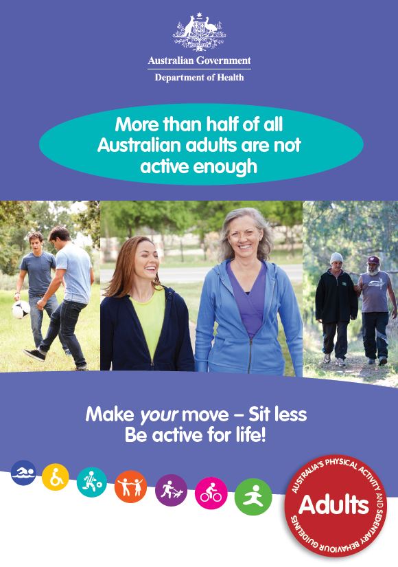 Cover image for Make your move – sit less, be active for life – adults (18 to 64 years)