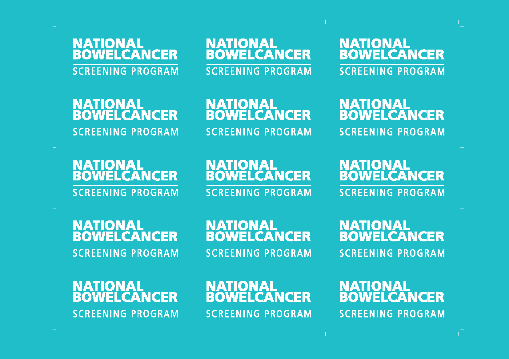 National Bowel Cancer Screening Program – stickers