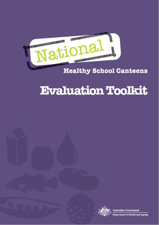 Cover image for National Healthy School Canteens – Evaluation toolkit