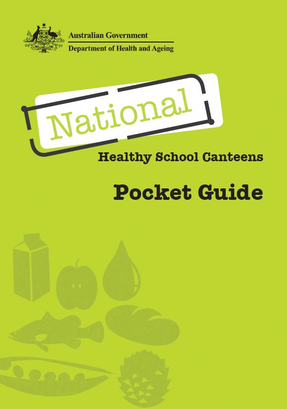 Cover image for National Healthy School Canteens – Pocket guide