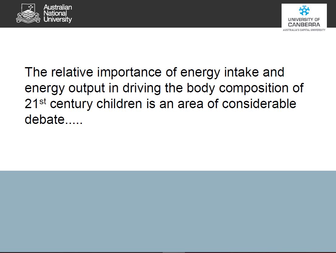 Cover image for National Obesity Summit presentation – Professor Dick Telford 
