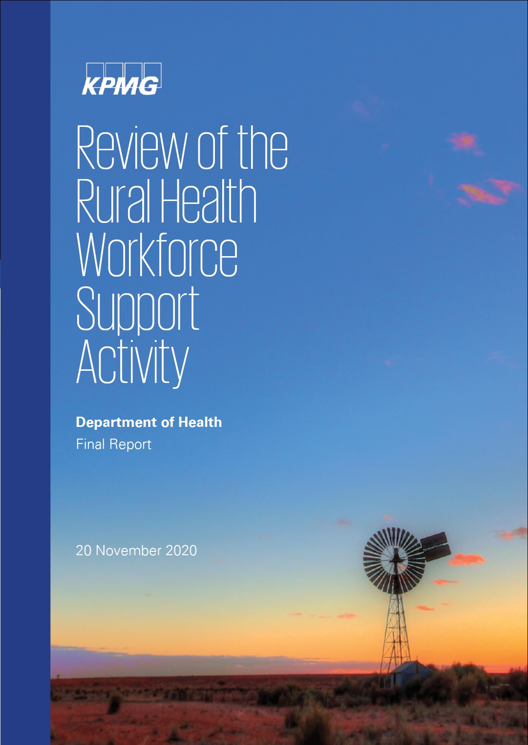 cover of the Review of the Rural Health Workforce Support Activity (RHWSA) Program