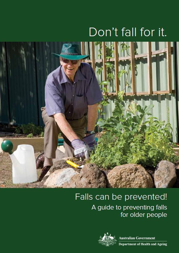 Cover image for Don't fall for it. Falls can be prevented!