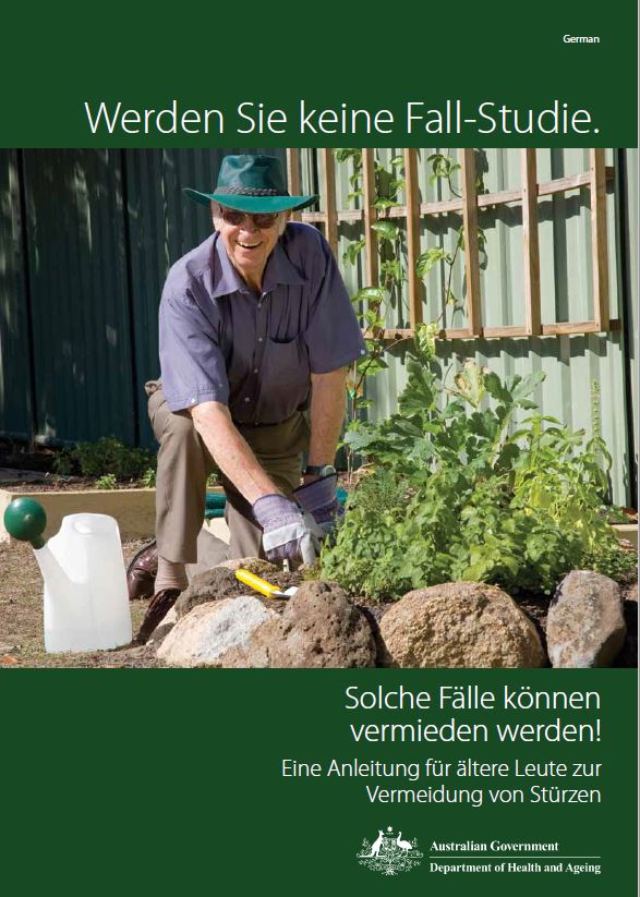 Cover image for Werden Sie keine Fall-Studie. Solche Fälle können vermieden werden! (Don't fall for it. Falls can be prevented!)