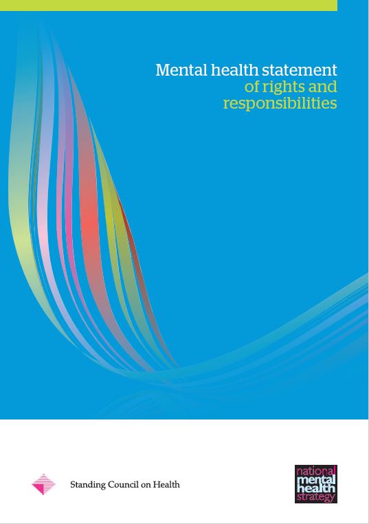 Cover image for Mental health statement of rights and responsibilities 2012