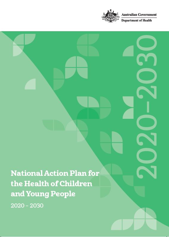 Cover image for National action plan for the health of children and young people 2020–2030