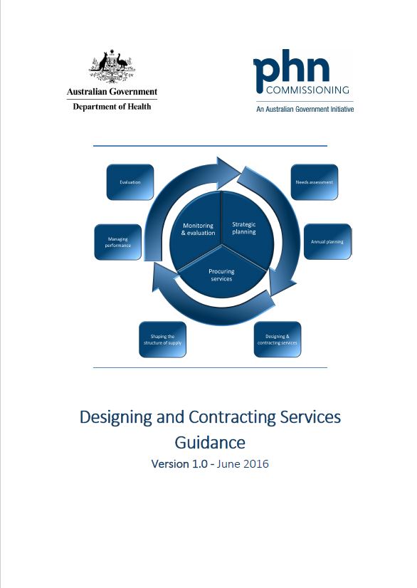 Cover image for Primary Health Networks (PHNs) designing and contracting services guidance