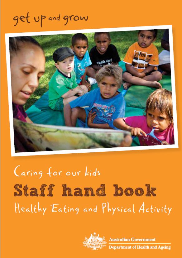 Cover image for Get up and Grow – Staff and carer book