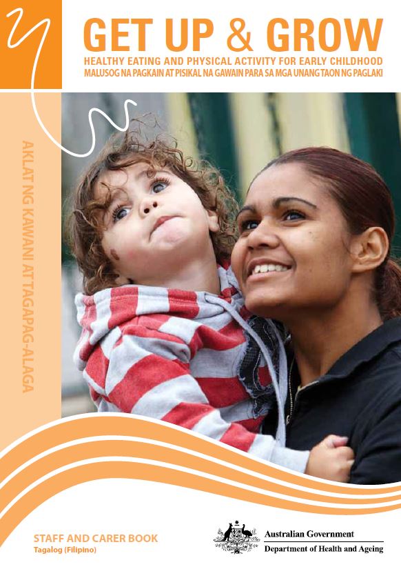 Cover image for Aklat ng kawani at tagapag-alaga (Staff and carer book)