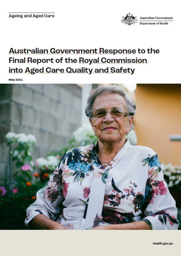 Australian Government response to the final report of the Royal Commission into Aged Care Quality and Safety