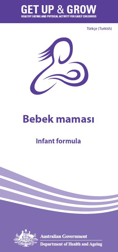Cover image for Bebek maması (Infant formula)