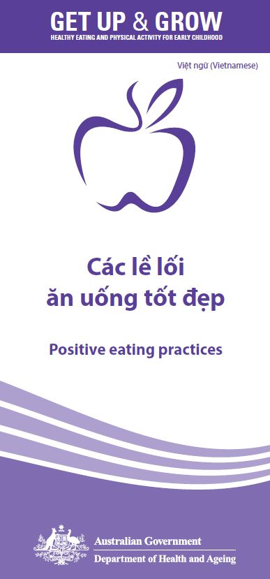 Cover image for Các lề lối ăn uống tốt đẹp (Positive eating practices)