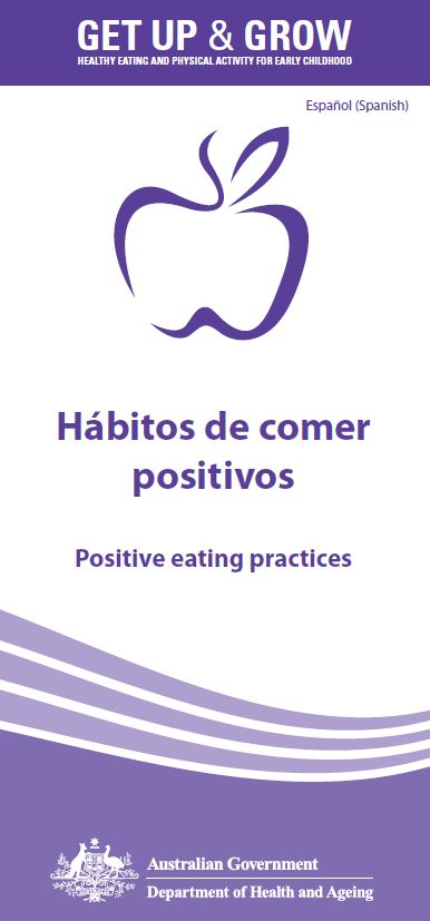 Cover image for Hábitos de comer positivos (Positive eating practices)