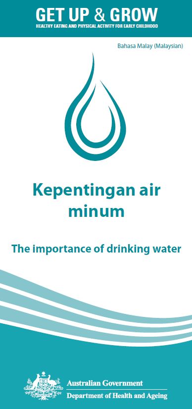 Cover image for Kepentingan air minum (The importance of drinking water)