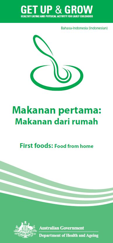 Cover image for Makanan pertama: Makanan dari rumah (First foods: food from home)