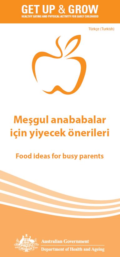 Cover image for Meşgul anababalar için yiyecek önerileri (Food ideas for busy parents)