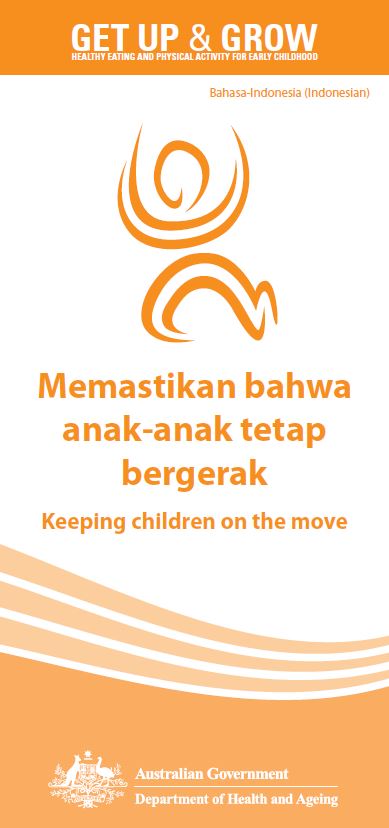 Cover image Memastikan bahwa anak-anak tetap bergerak (Keeping children on the move)