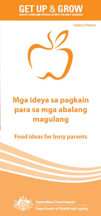 Cover image for Mga ideya sa pagkain para sa mga abalang magulang (Food ideas for busy parents)