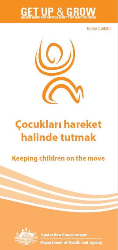 Cover image for Çocukları hareket halinde tutmak (Keeping children on the move)