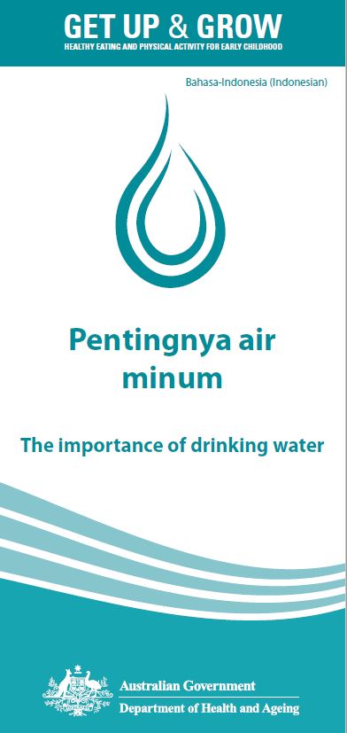 Cover image for Pentingnya air minum (The importance of drinking water)