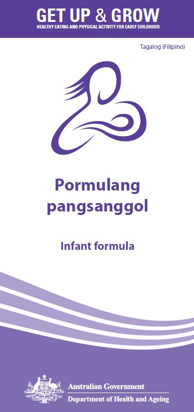 Cover image for Pormulang pangsanggol (Infant formula)