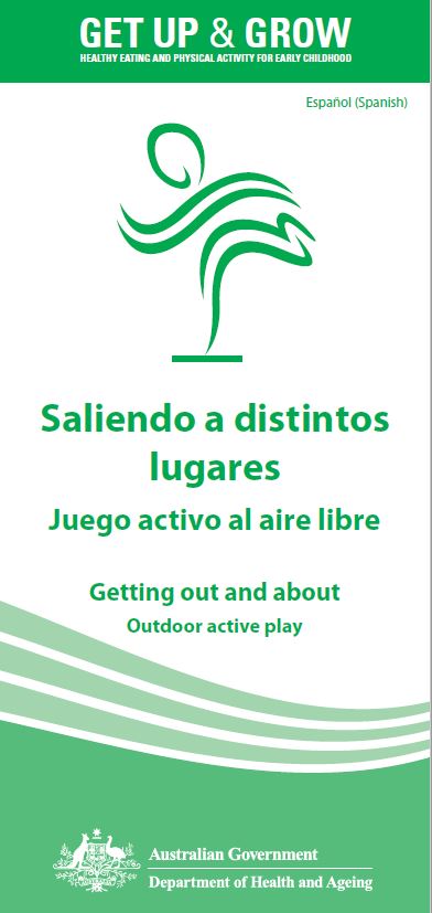 Cover image for Saliendo a distintos Lugares – Juego activo al aire libre (Getting out and about – outdoor active play)