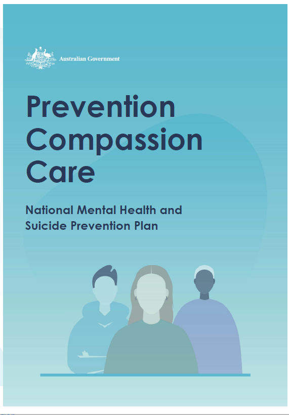 Cover image –The National Mental Health and Suicide Prevention Plan 