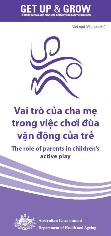 Cover image for Vai trò của cha mẹ trong việc chơi đùa vận động của trẻ (The role of parents in children’s active play)