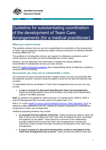 Cover of guideline