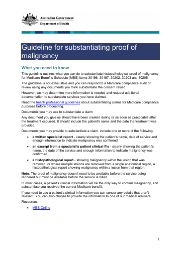 Cover of guideline