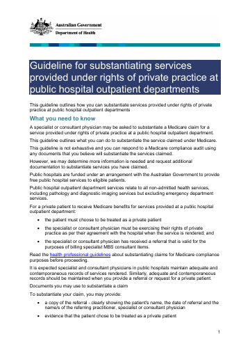 Cover of guideline