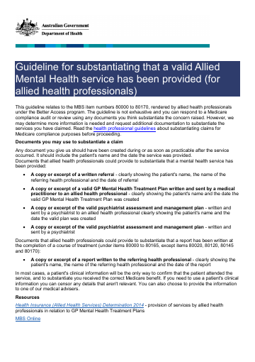 Cover of guideline