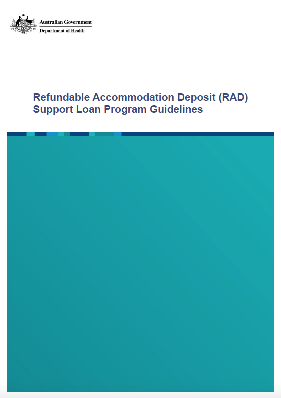 RAD Support Loan Program Guidelines cover image