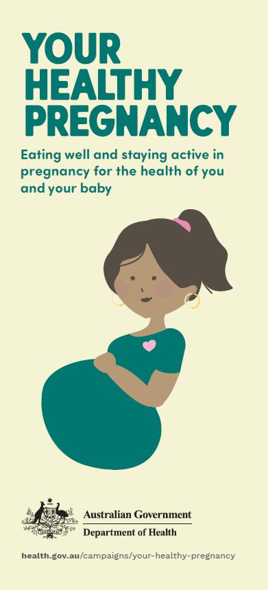 Your Healthy Pregnancy brochure cover image
