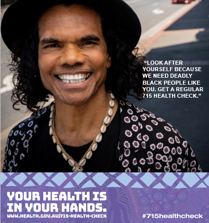 Cover image for Annual health check for Aboriginal and Torres Strait Islander people – template – Facebook and Insta posts