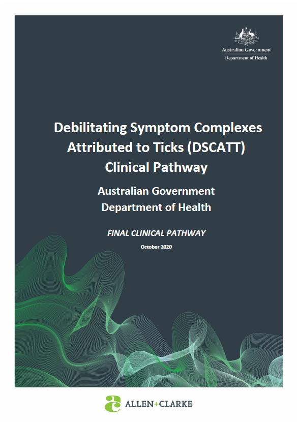 Cover image of the debilitating symptom complexes attributed to ticks clinical pathway