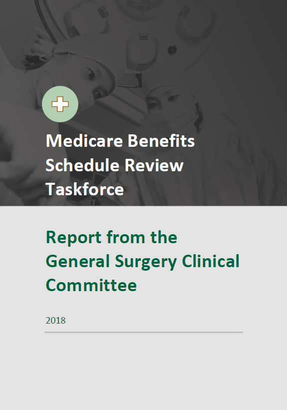 Final clinical committee report for General Surgery