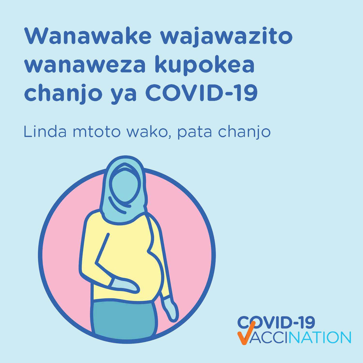 COVID19 vaccination Social Wanawake wajawazito wanaweza kupokea