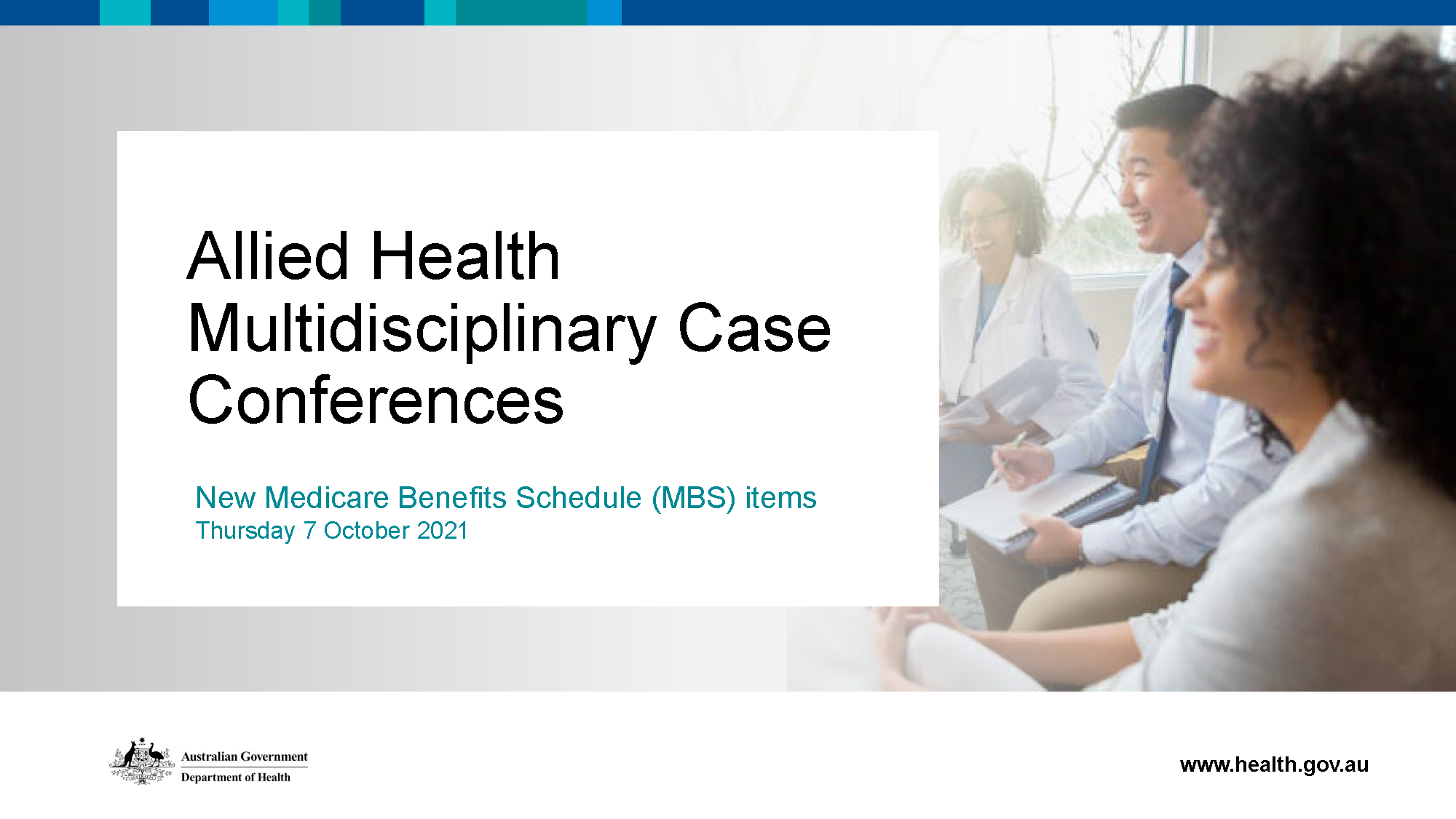 Allied Health Multidisciplinary Case Conferencing Webinar - 7 October 2021