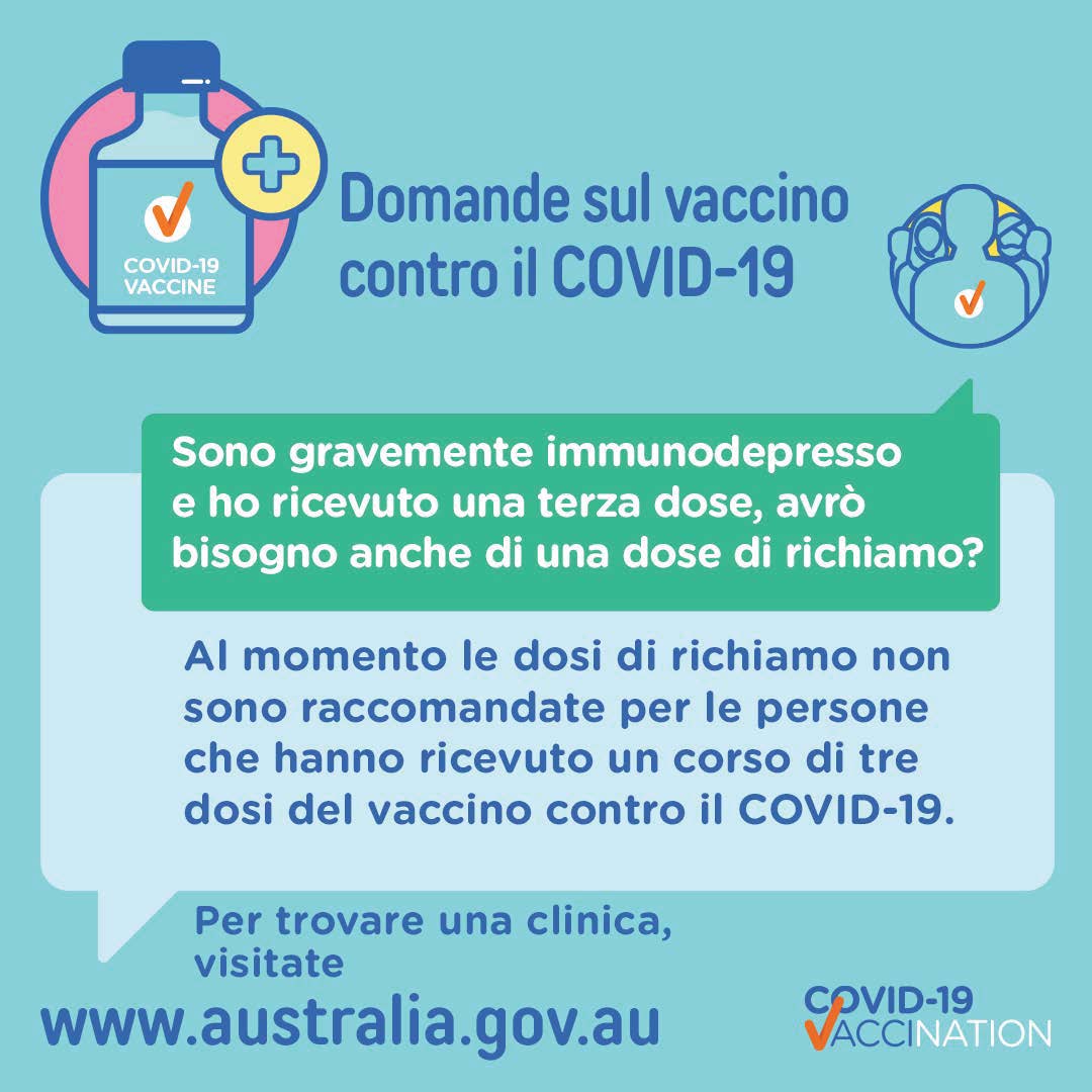 COVID 19 Vaccination Social Sono Gravemente Immunodepresso E Ho 